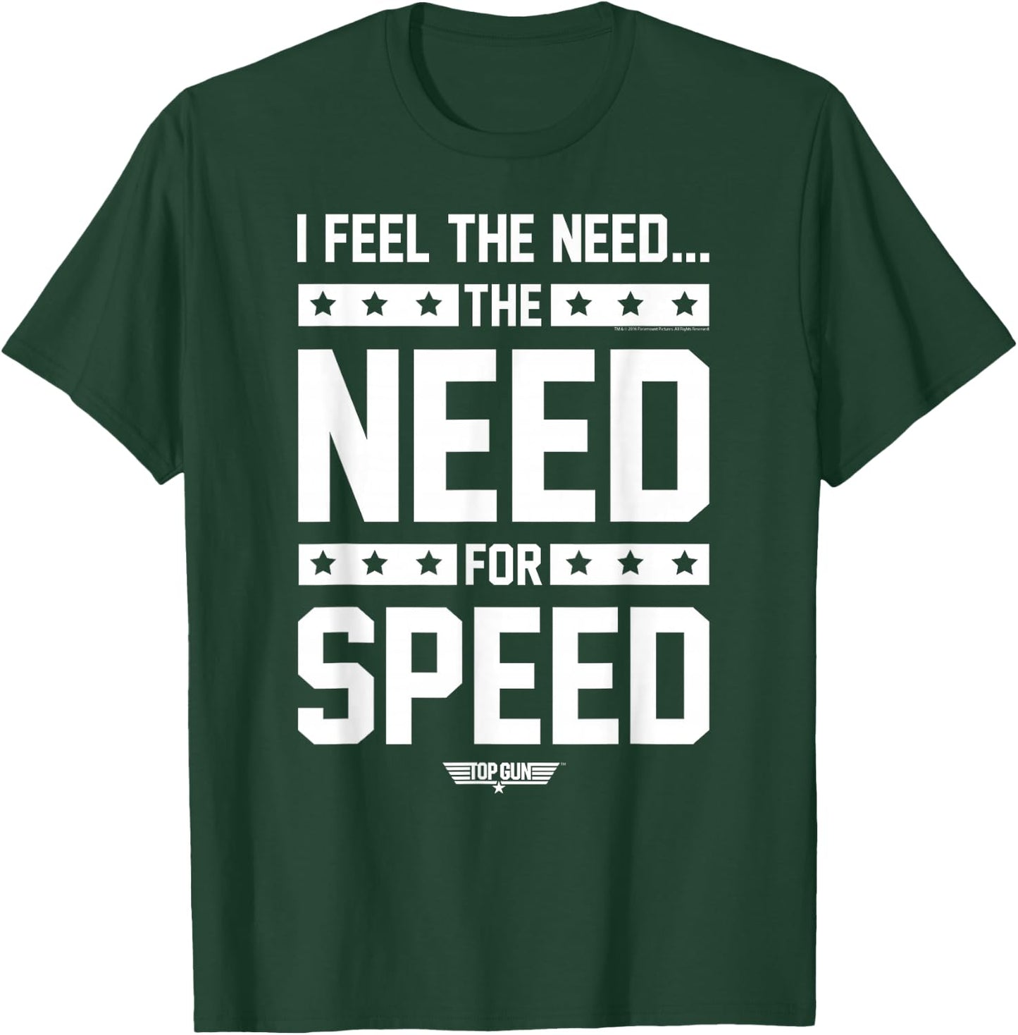 Top Gun The Need for Speed Type Retro 80's Action Movie T-Shirt - T-Shirt | Forest