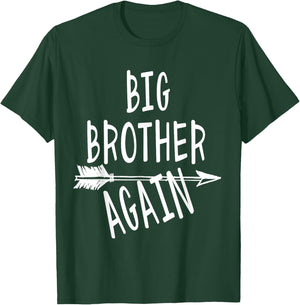 Big Brother Again for Boys with Arrow Funny 2023 T-Shirt - T-Shirt | Forest