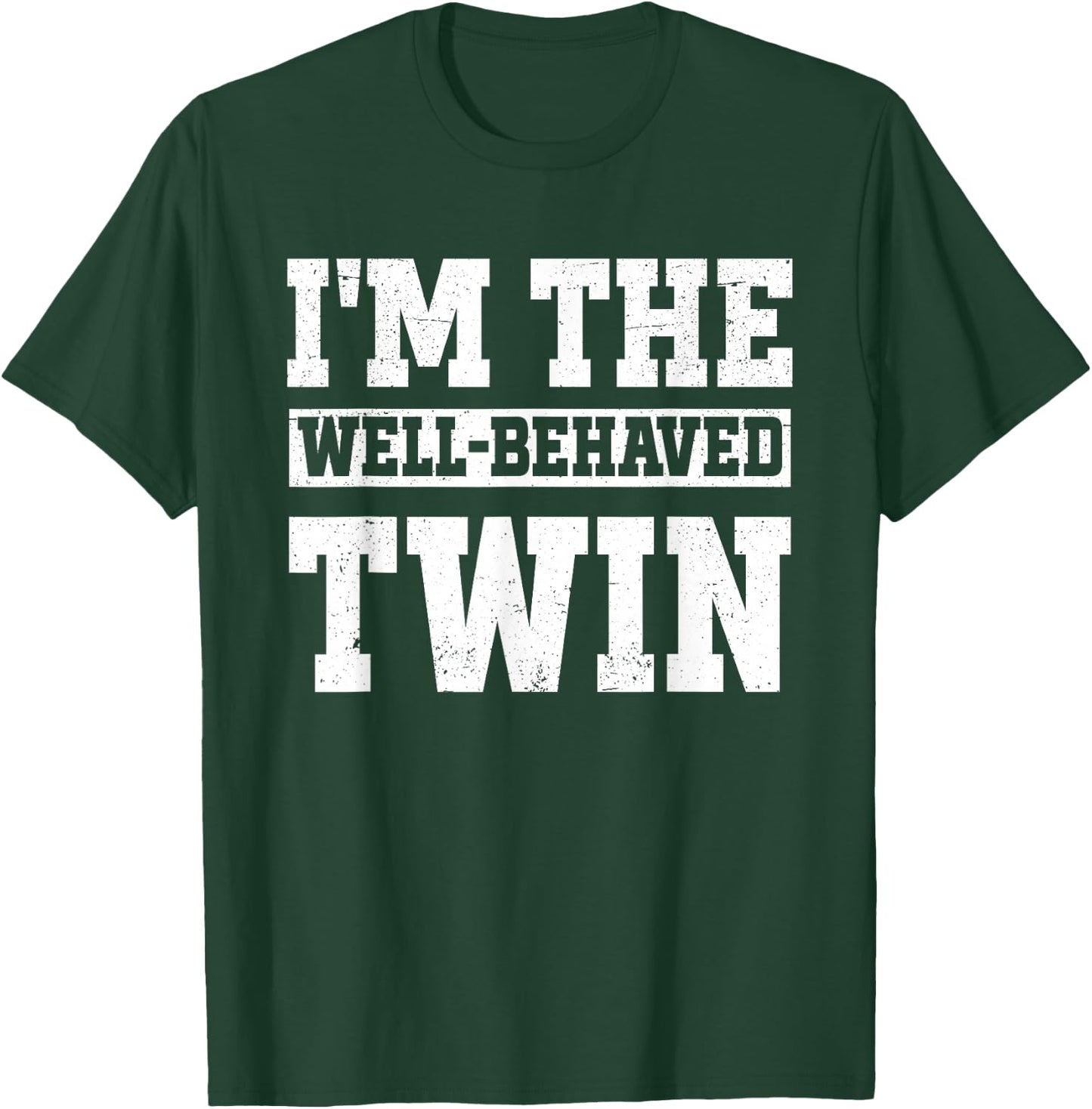 Twin Sister Funny Twins T-Shirt - T-Shirt | Forest