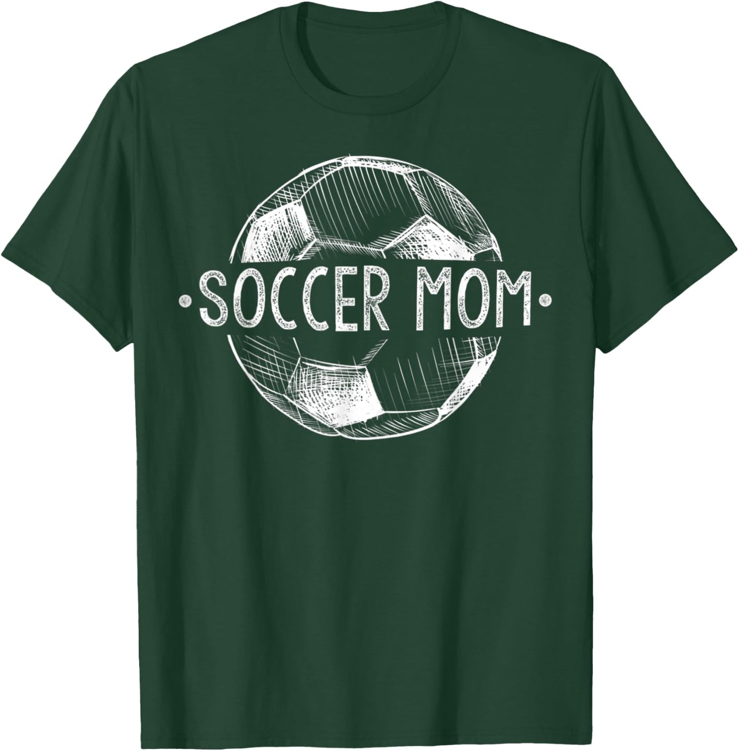 Soccer Mom Family Matching Team Player Gift Sport Lover Mama T-Shirt - T-Shirt | Forest