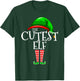The Cutest Elf Group Matching Family Christmas T-Shirt - T-Shirt | Forest