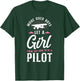 Airplane Pilot Girl Vintage Move Over Boys Let A Girl Show T-Shirt - T-Shirt | Forest