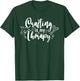 Crafting Is My Therapy Funny Hobby Crafty Girl T-Shirt - T-Shirt | Forest