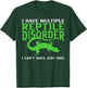 Funny Reptile Women Bearded Dragon Crested Gecko Pet T-Shirt - T-Shirt | Forest