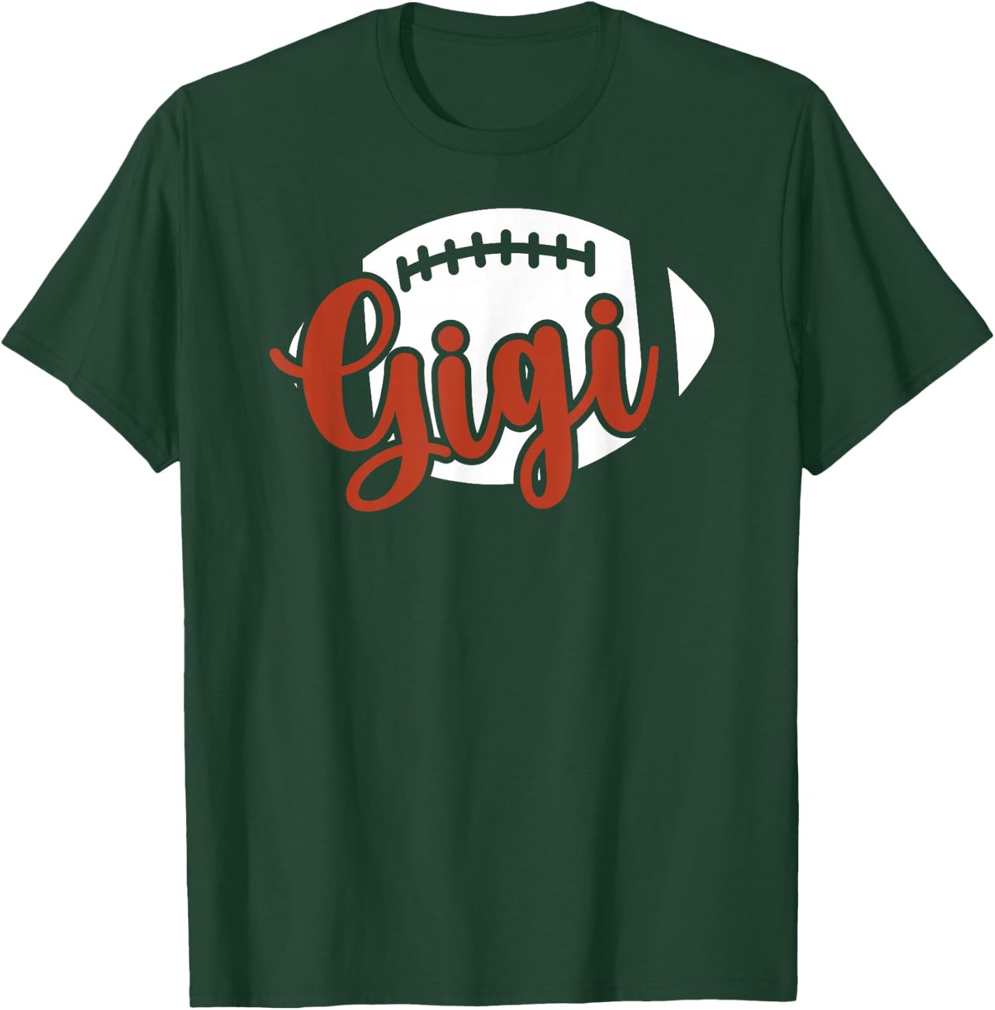 Gigi Football Gigi Grandma Gigi Of A Football Player Gigi T-Shirt - T-Shirt | Forest