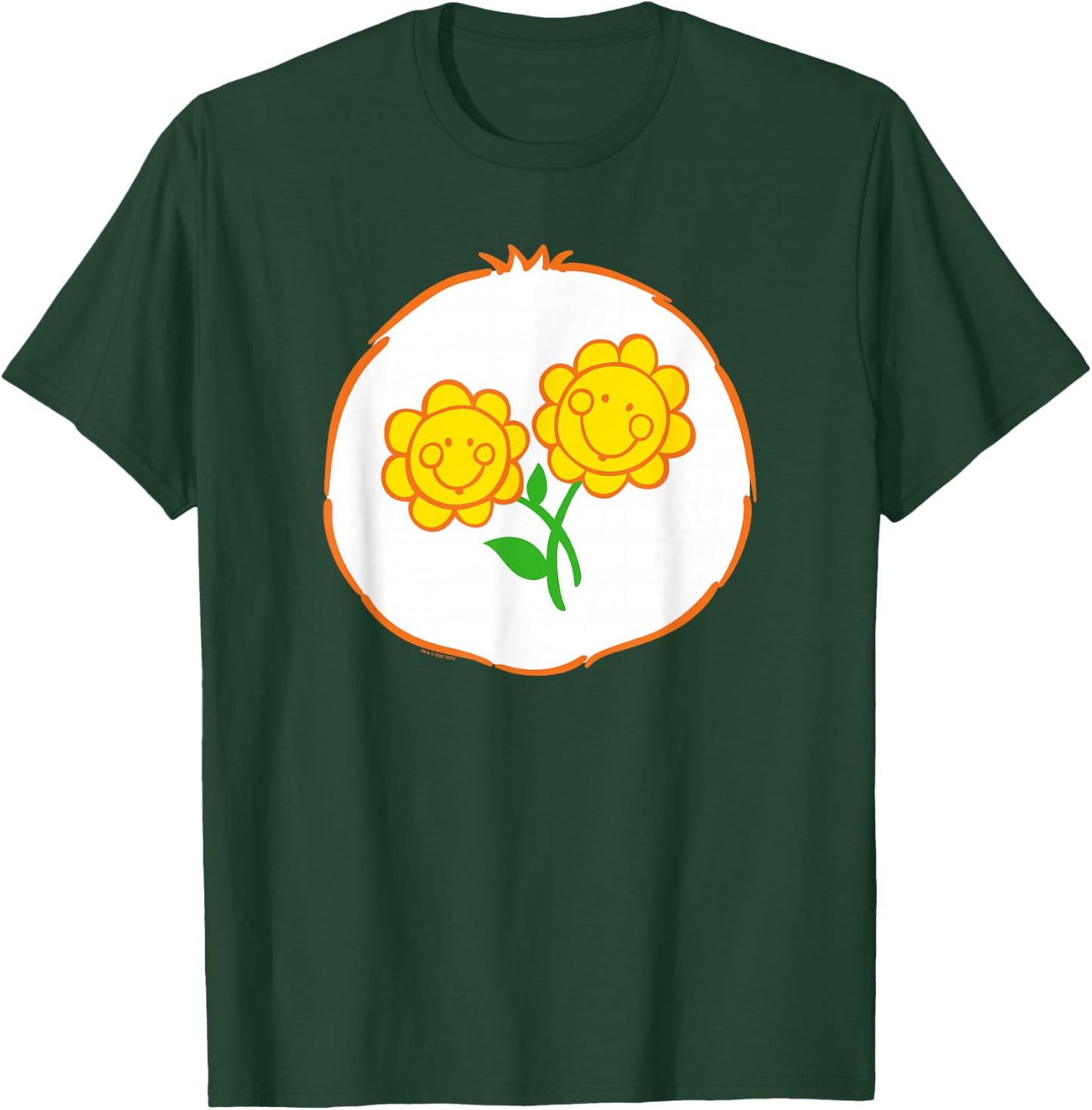 Care Bears Halloween Friend Bear Floral Badge Costume T-Shirt - T-Shirt | Forest