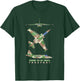 Sukhoi Su-25 Grach Russian Jet Plane Diagram T-Shirt - T-Shirt | Forest