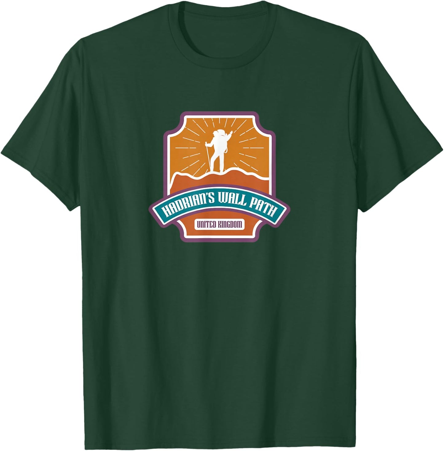 Hadrians Wall Path - United Kingdom T-Shirt - T-Shirt | Forest