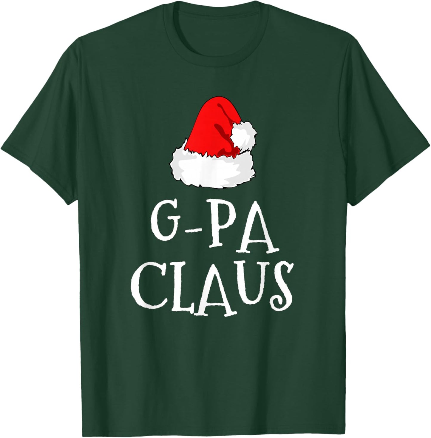 G-Pa Claus Christmas Santa's Pajama Family Matching GPa T-Shirt - T-Shirt | Forest