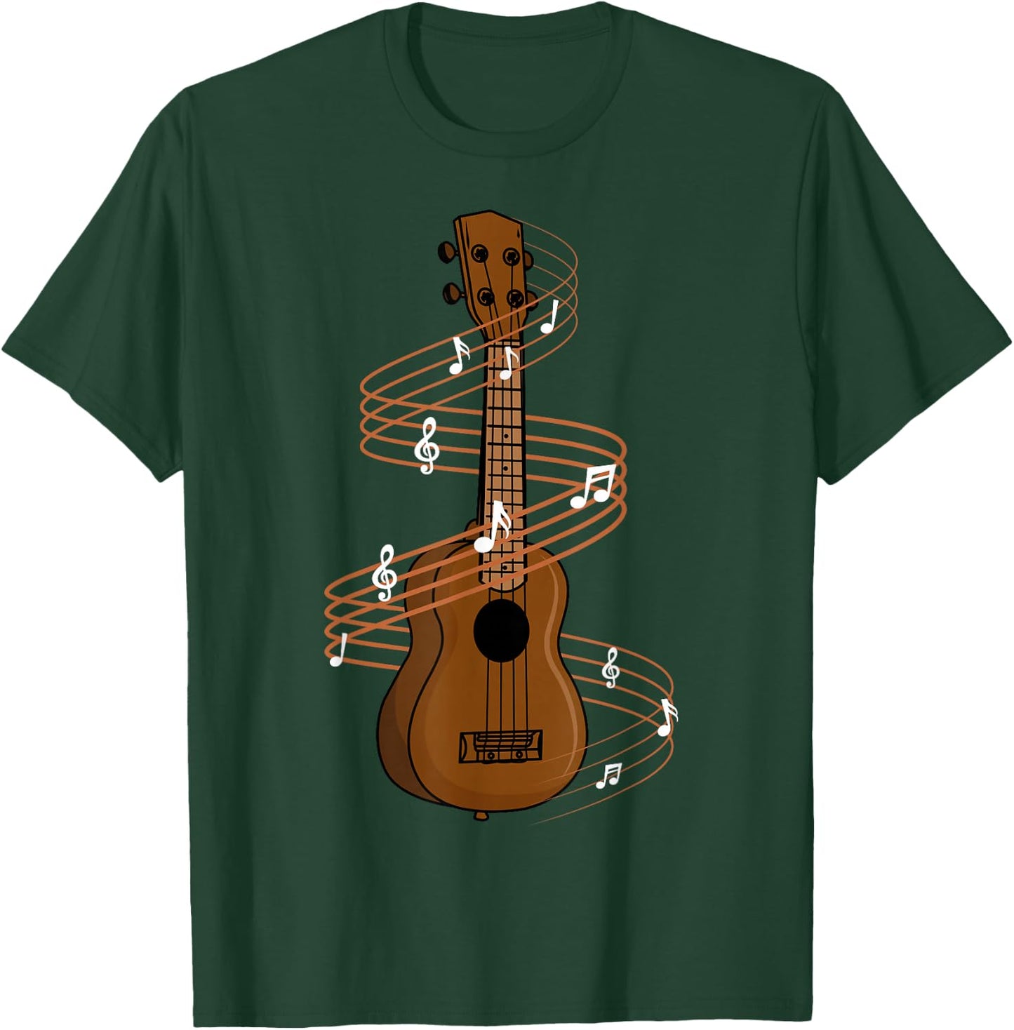 Ukulele Four String Instrument T-Shirt - T-Shirt | Forest