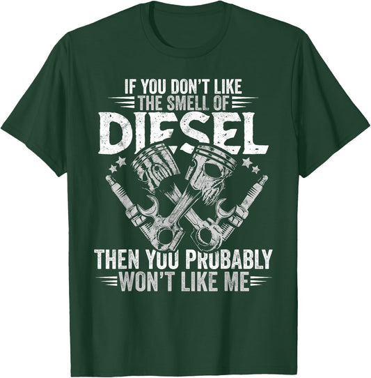 Diesel Mechanic Gift - Funny Diesel Mechanic T-Shirt - T-Shirt | Forest