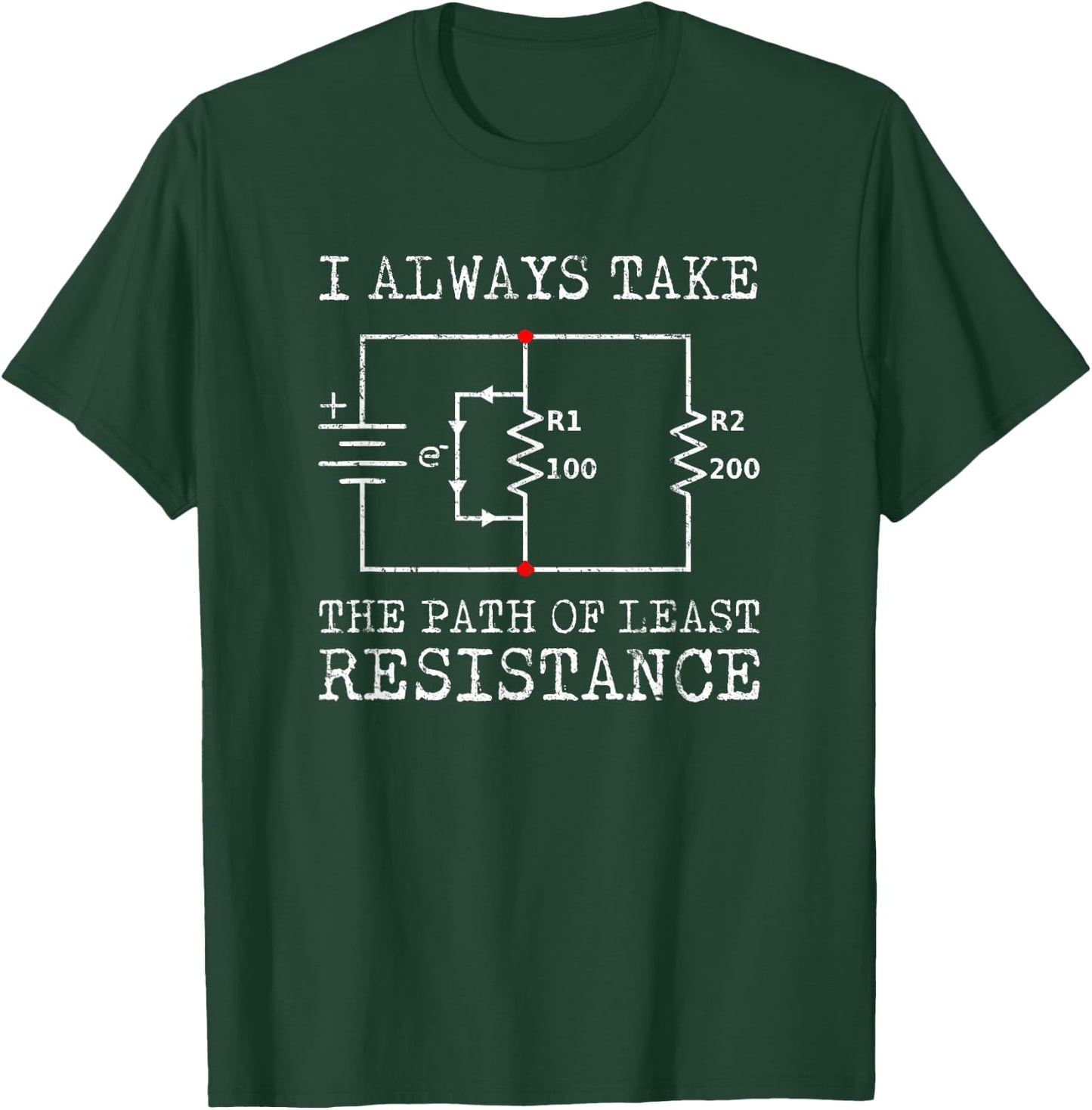Electrical Engineer Gifts - Circuit Board Pun Nerd T-Shirt - T-Shirt | Forest