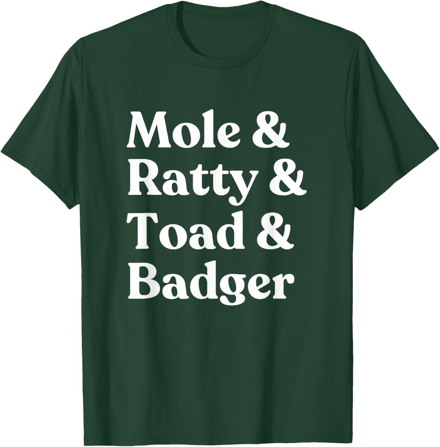 Wind in the Willows Character T-Shirt - T-Shirt | Forest