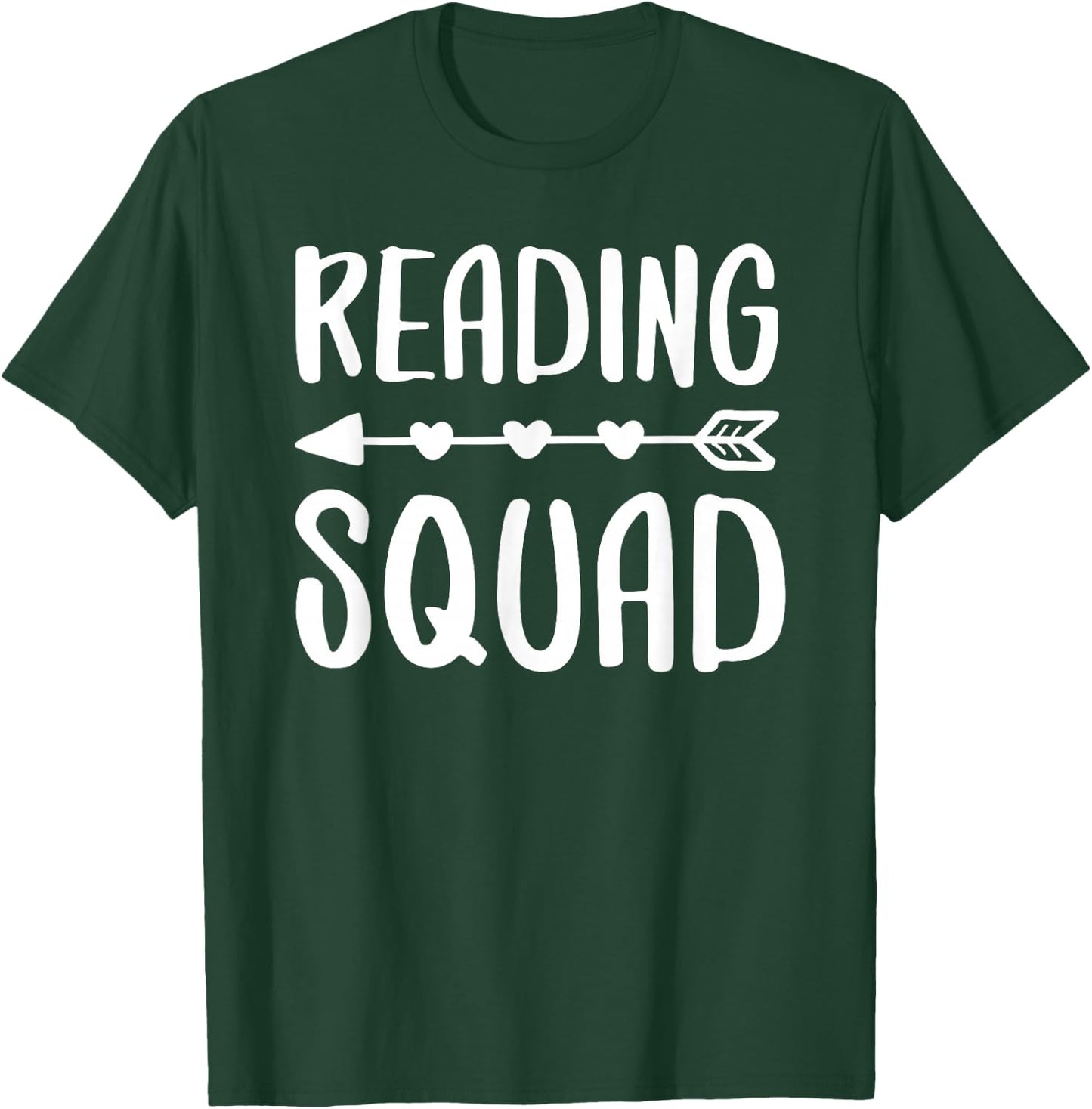 Reading Squad Shirt Literacy Lover Bookworm T-Shirt - T-Shirt | Forest
