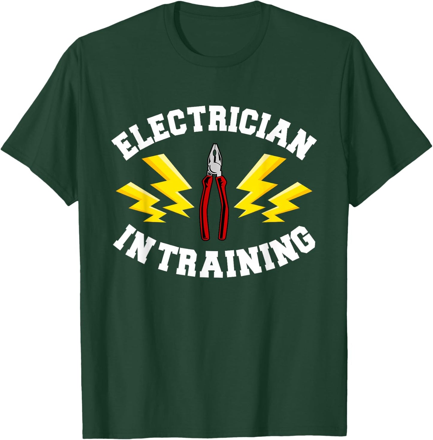 Electrician In Training Electrical Technician Electronics T-Shirt - T-Shirt | Forest