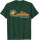 Sacramento Skyline Retro Sacramento Fan CA Sacramento T-Shirt - T-Shirt | Forest