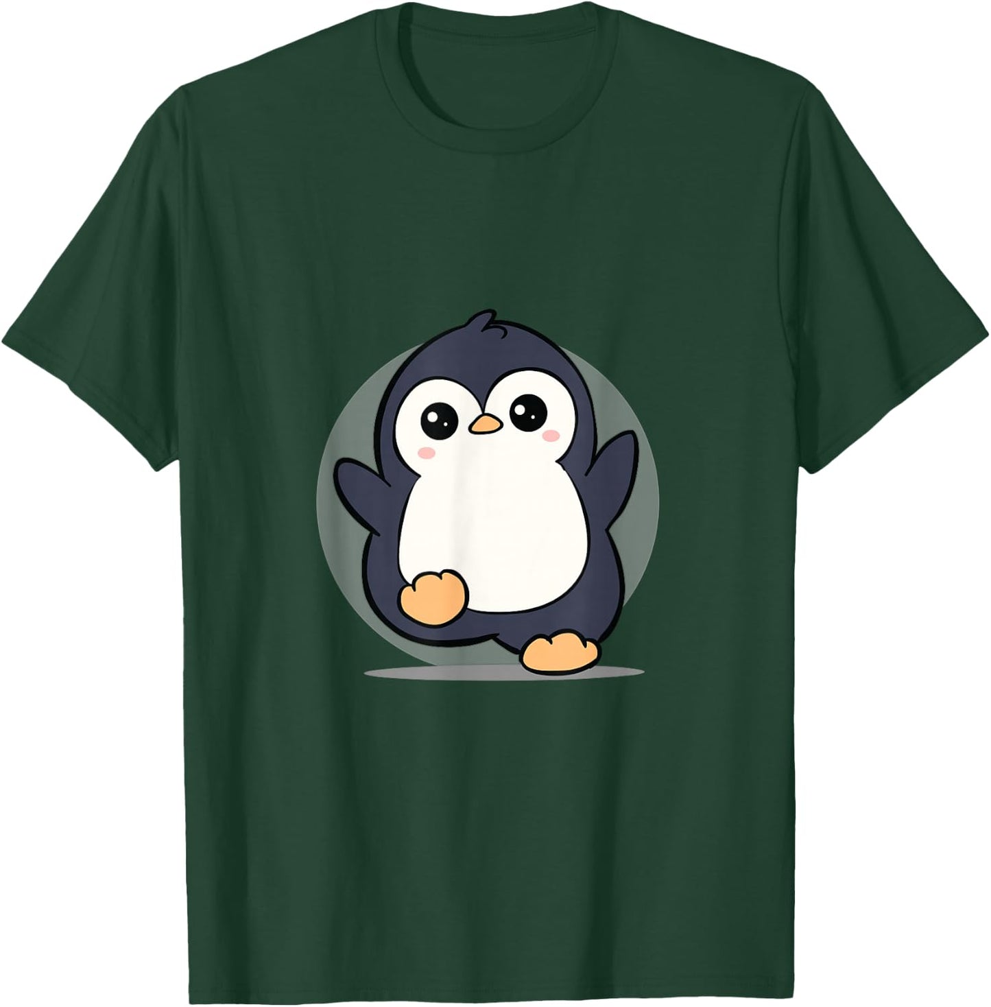 Chibi Penguin Zookeeper kawaii Animal Anime Lover T-Shirt - T-Shirt | Forest