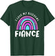 Bisexual Pride Flag Bi Flag I Love My Bisexual Fiance T-Shirt - T-Shirt | Forest
