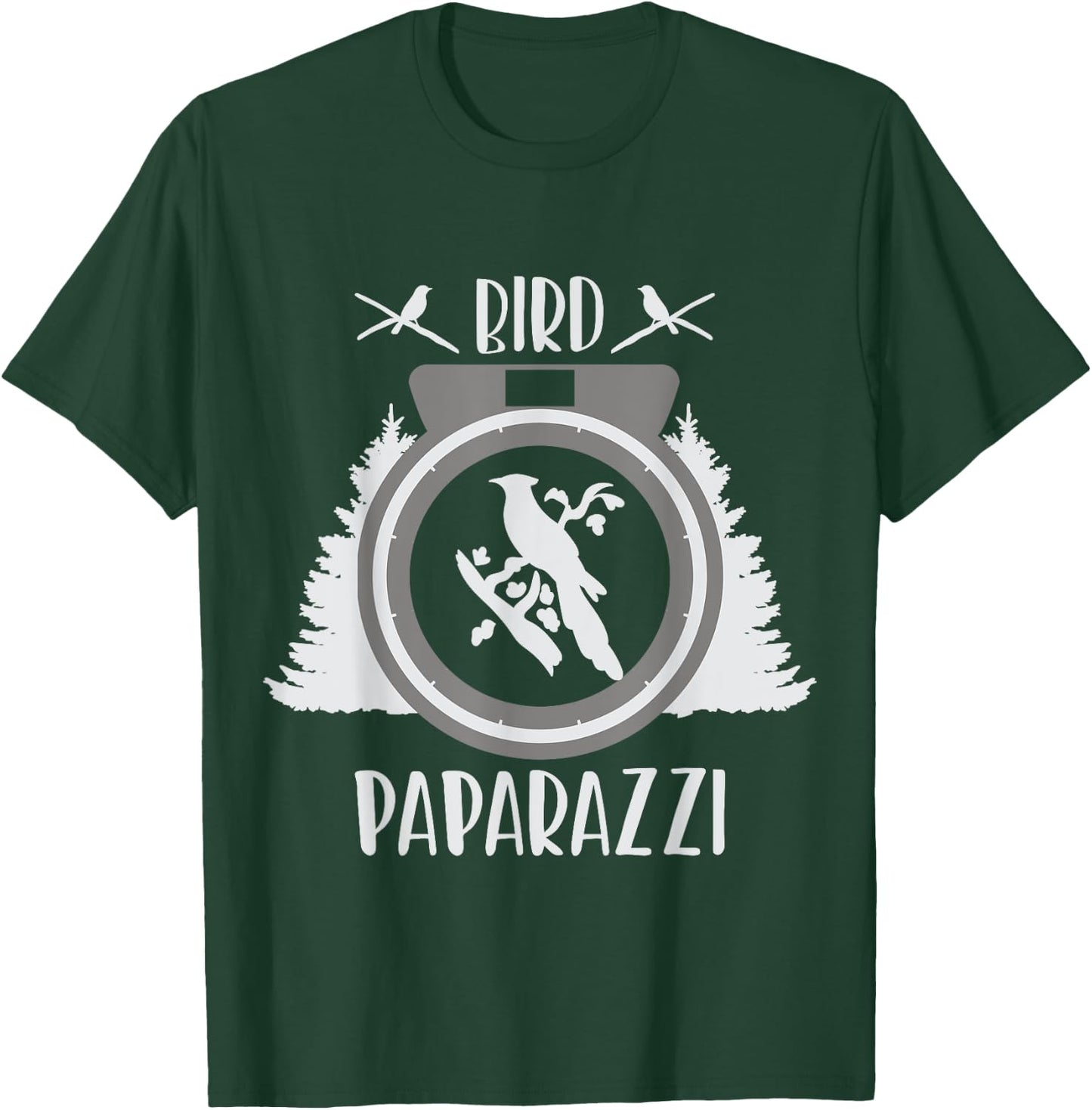 Bird Photographer Bird Paparazzi funny Bird Photography T-Shirt - T-Shirt | Forest