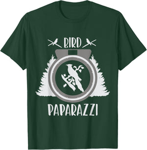 Bird Photographer Bird Paparazzi funny Bird Photography T-Shirt - T-Shirt | Forest