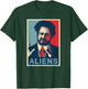 Because Aliens Funny Ancient Astronaut Conspiracy T-Shirt - T-Shirt | Forest