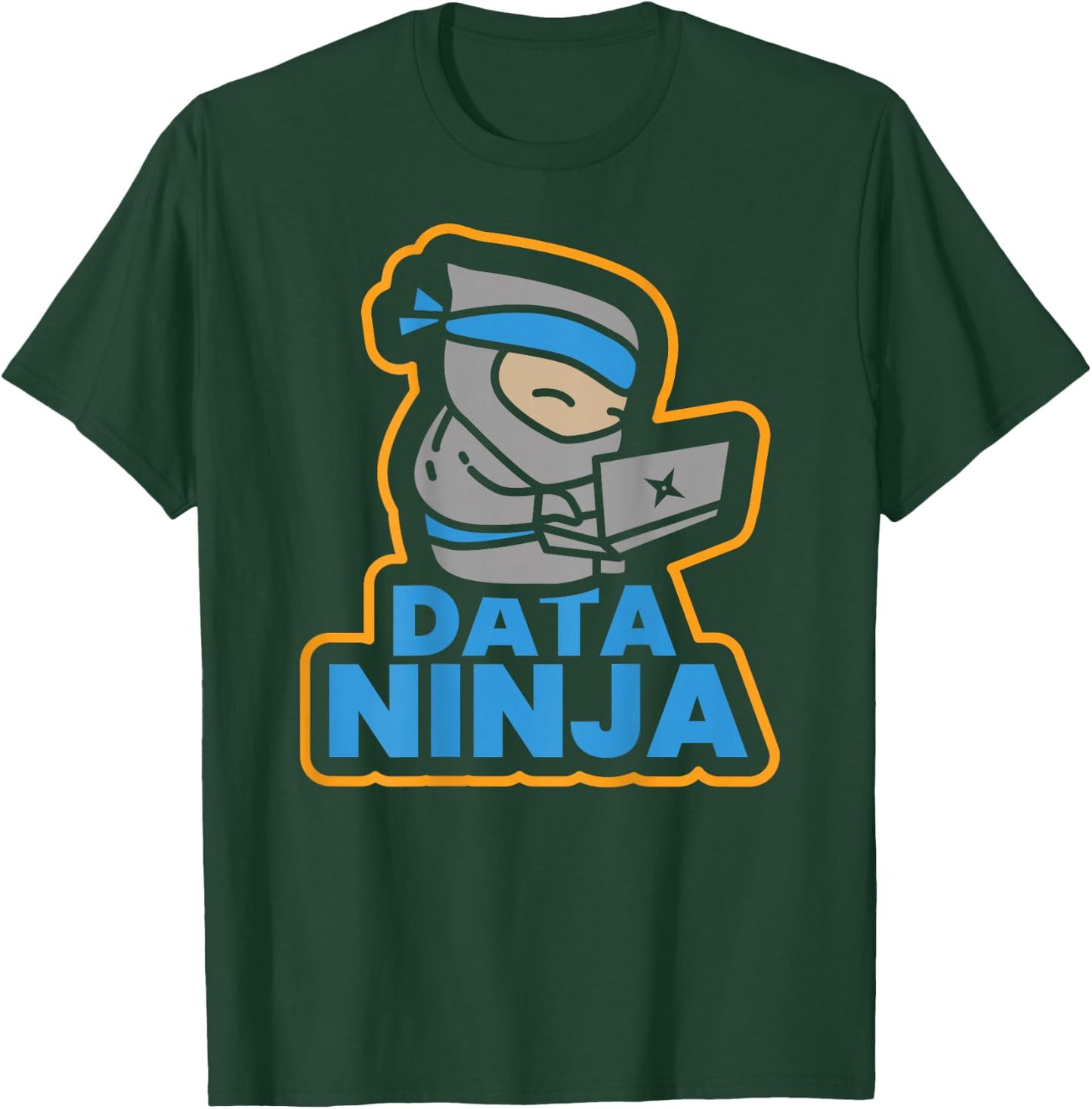 Data Ninja BI Database Critical Thinking SQL T Shirts T-Shirt - T-Shirt | Forest
