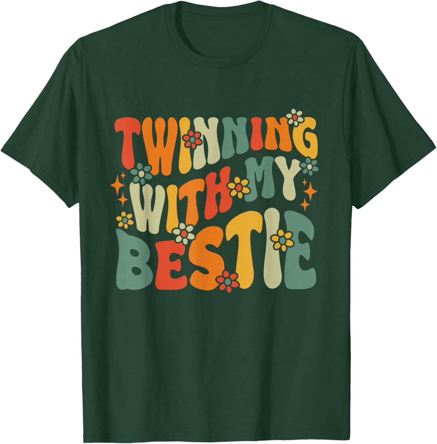Matching Twins Friend Spirit Week Twinning with My Bestie T-Shirt - T-Shirt | Forest