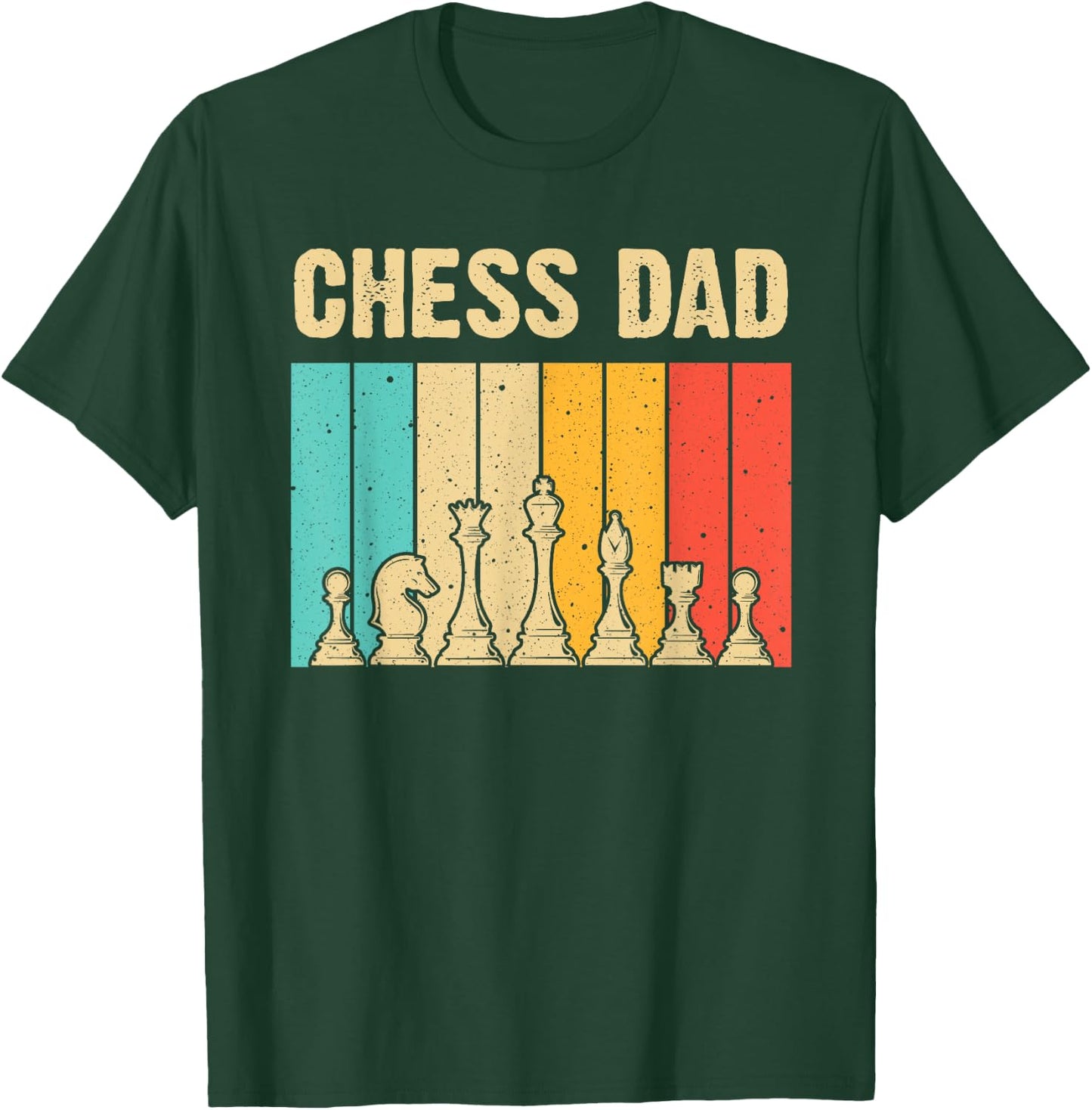 Cool Chess Lover Art For Dad Men Father Novelty Chess Player T-Shirt - T-Shirt | Forest