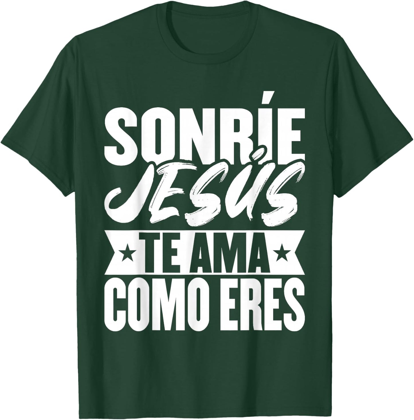 Camisetas Cristianas En Espanol Frases Biblia Jesús Te AMa T-Shirt - T-Shirt | Forest