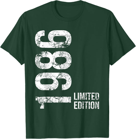 39th Birthday 39 Years Old Man Woman Vintage 1986 T-Shirt - T-Shirt | Forest