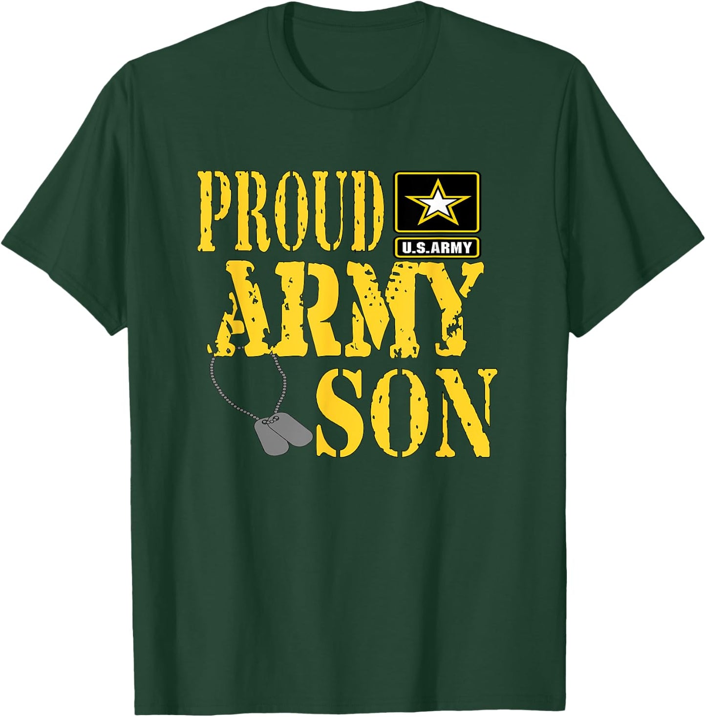 Proud Army Son Military Pride T-Shirt - T-Shirt | Forest