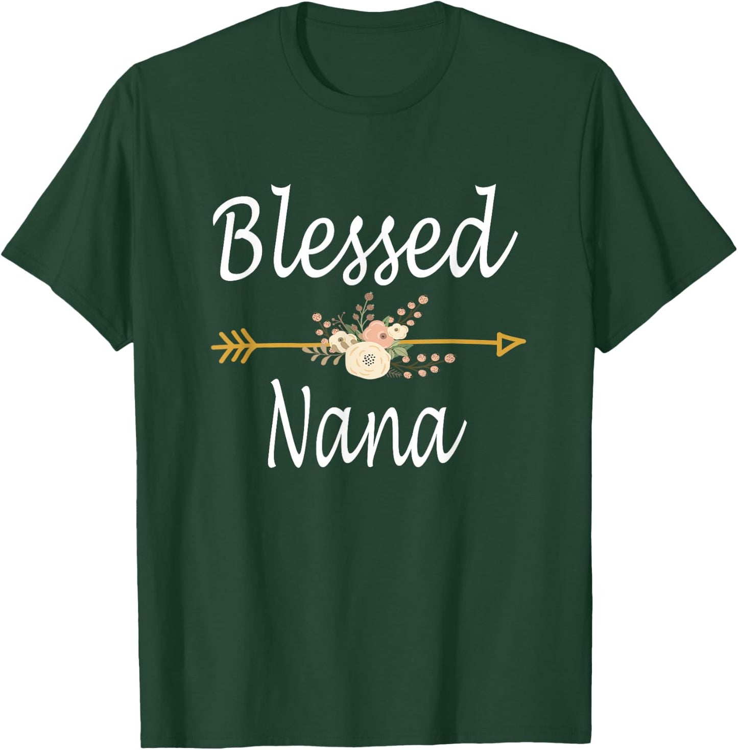 Blessed Nana Shirt Cute Mothers Day Gifts T-Shirt - T-Shirt | Forest