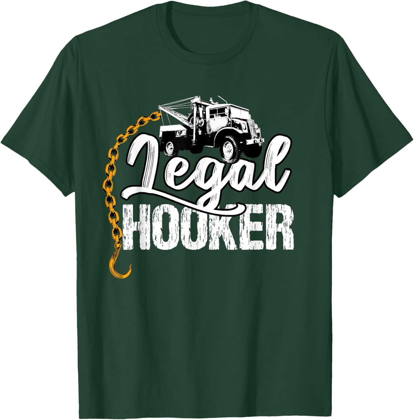 Abschleppwagenfahrer Geschenke Tow Truck Driver T-Shirt - T-Shirt | Forest
