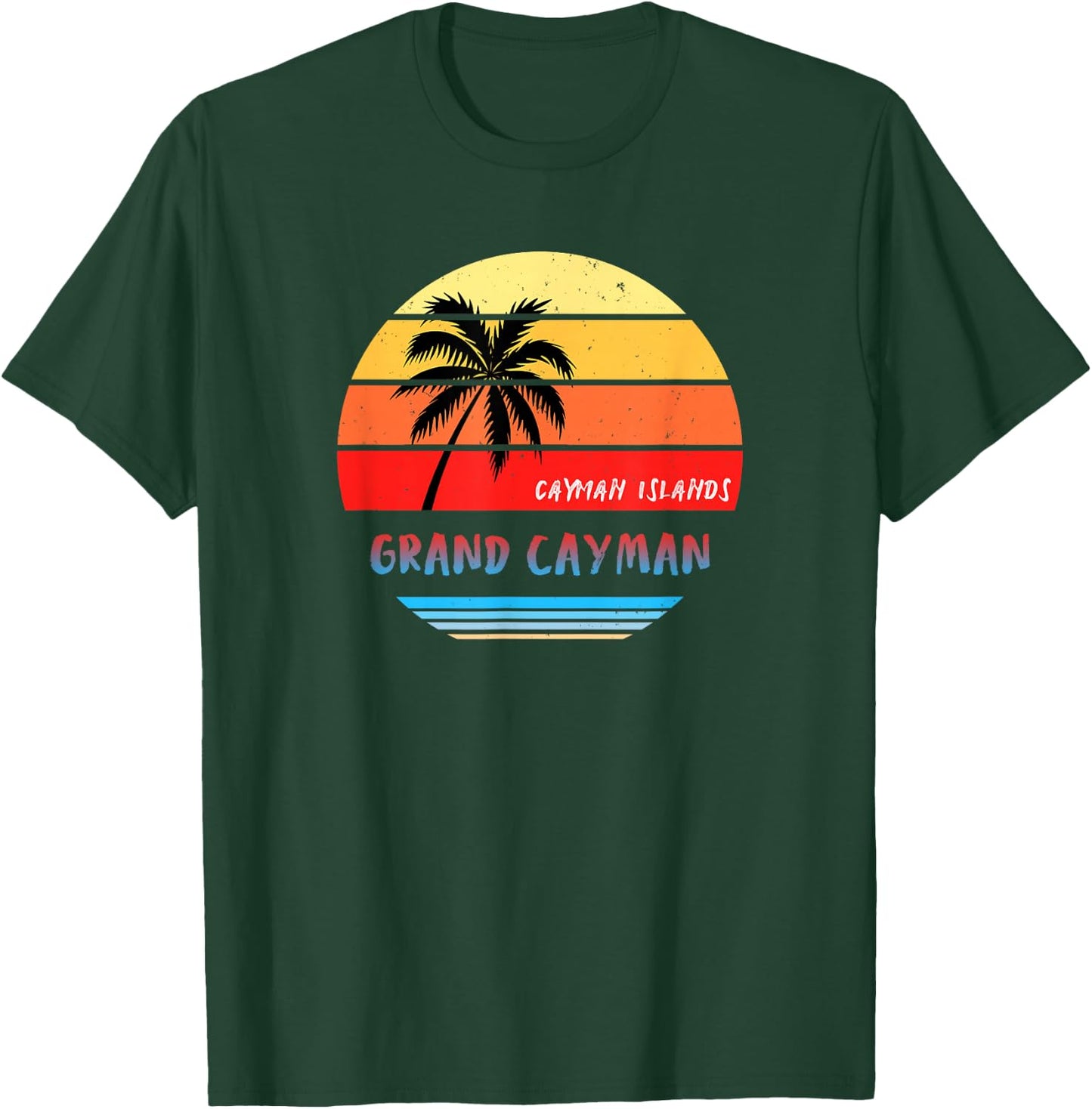 Grand Cayman Shirt | Grand Cayman Cayman Islands T-Shirt - T-Shirt | Forest