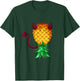 Swinger Upside Down Bad Pineapple Devil Horn T-Shirt - T-Shirt | Forest