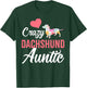Crazy Dachshund Auntie | Funny Dog Auntie Women T-Shirt - T-Shirt | Forest