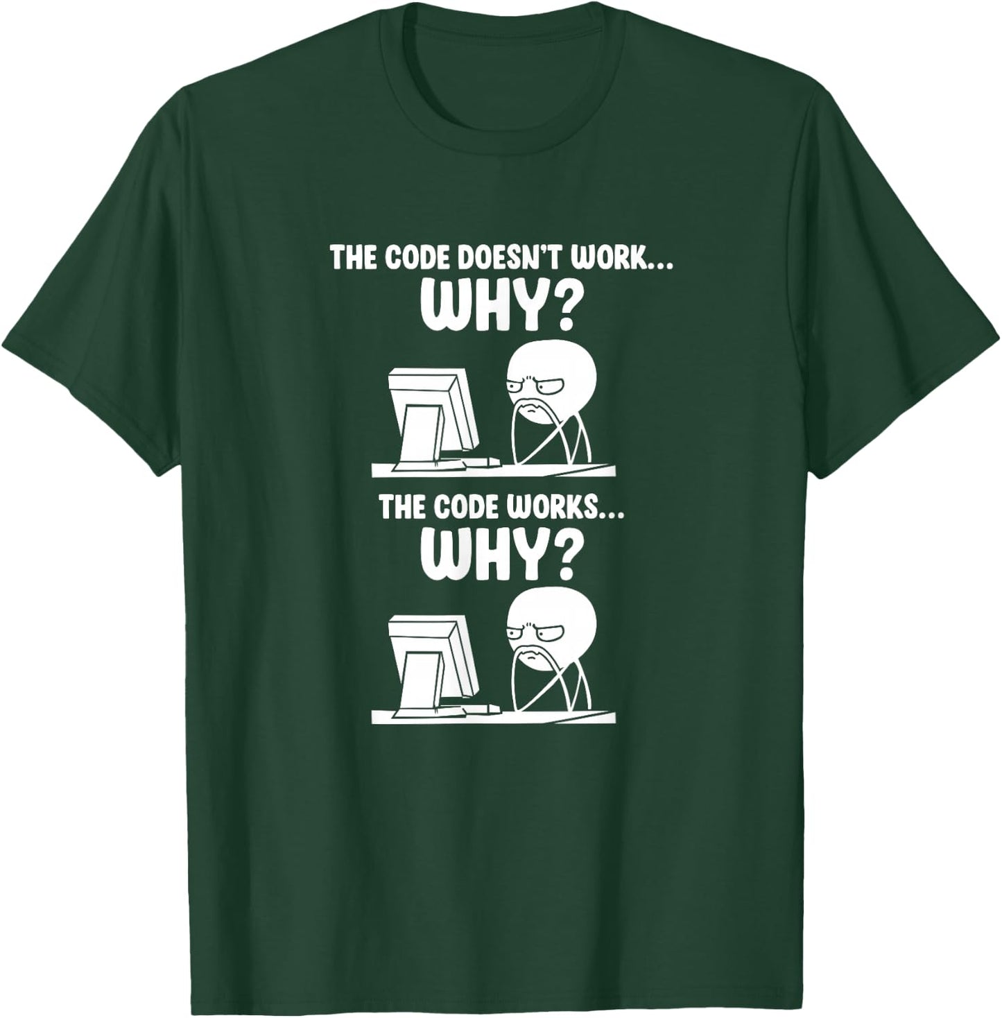 Computer Programmer Funny Programming Meme T-Shirt - T-Shirt | Forest