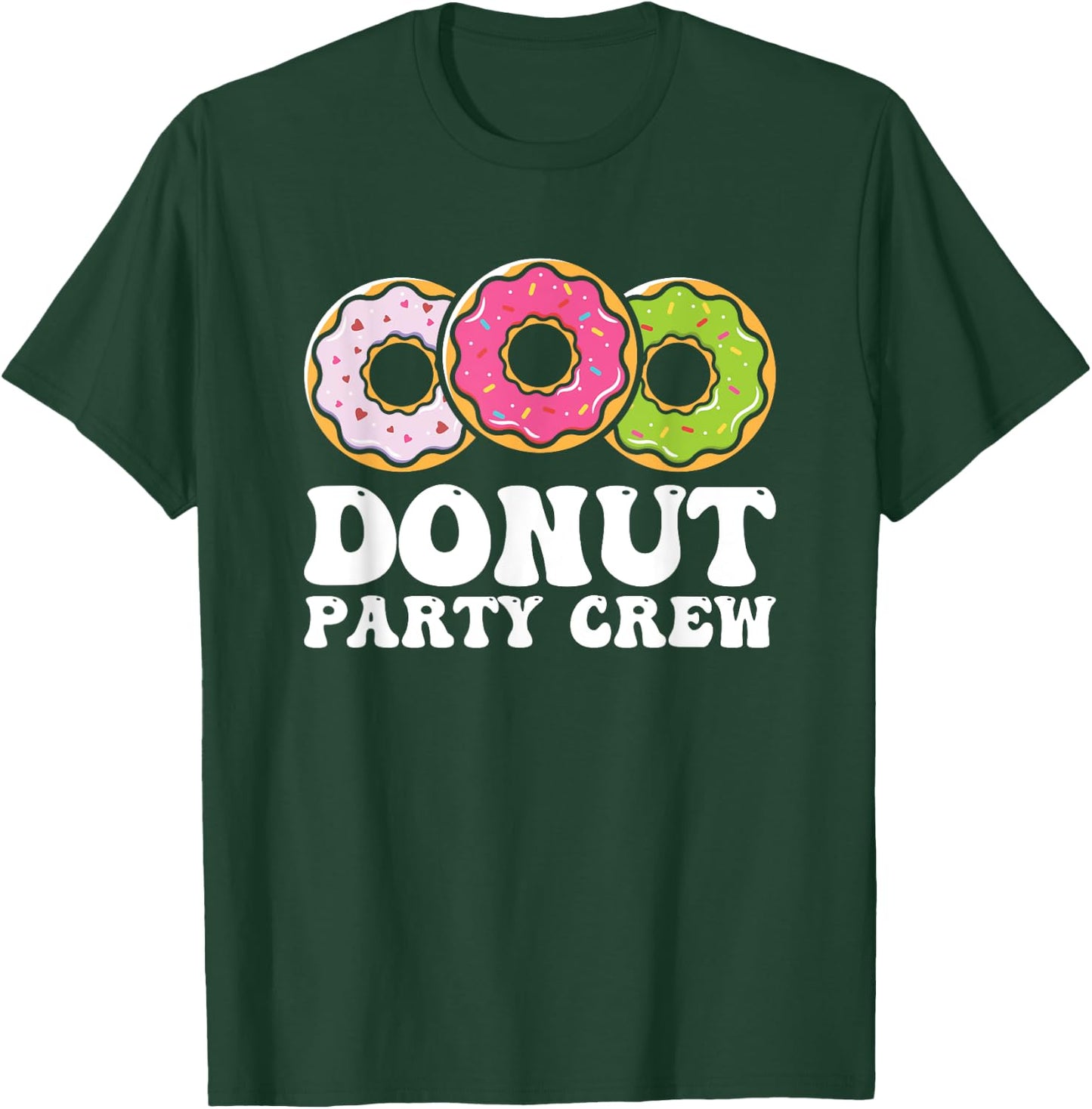 Donut Sprinkles Doughnut Fried Dough Sweet Snack Dessert T-Shirt - T-Shirt | Forest