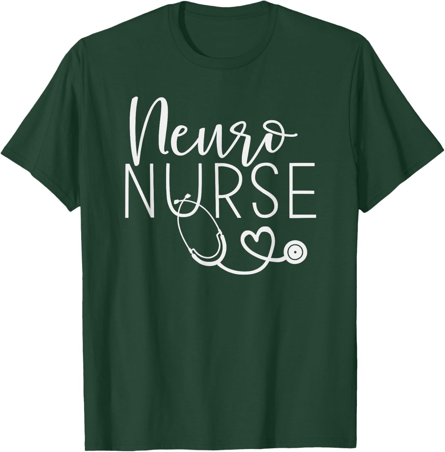 Cute Neuro Nurse Shirt - Neurology Nursing T-Shirt - T-Shirt | Forest