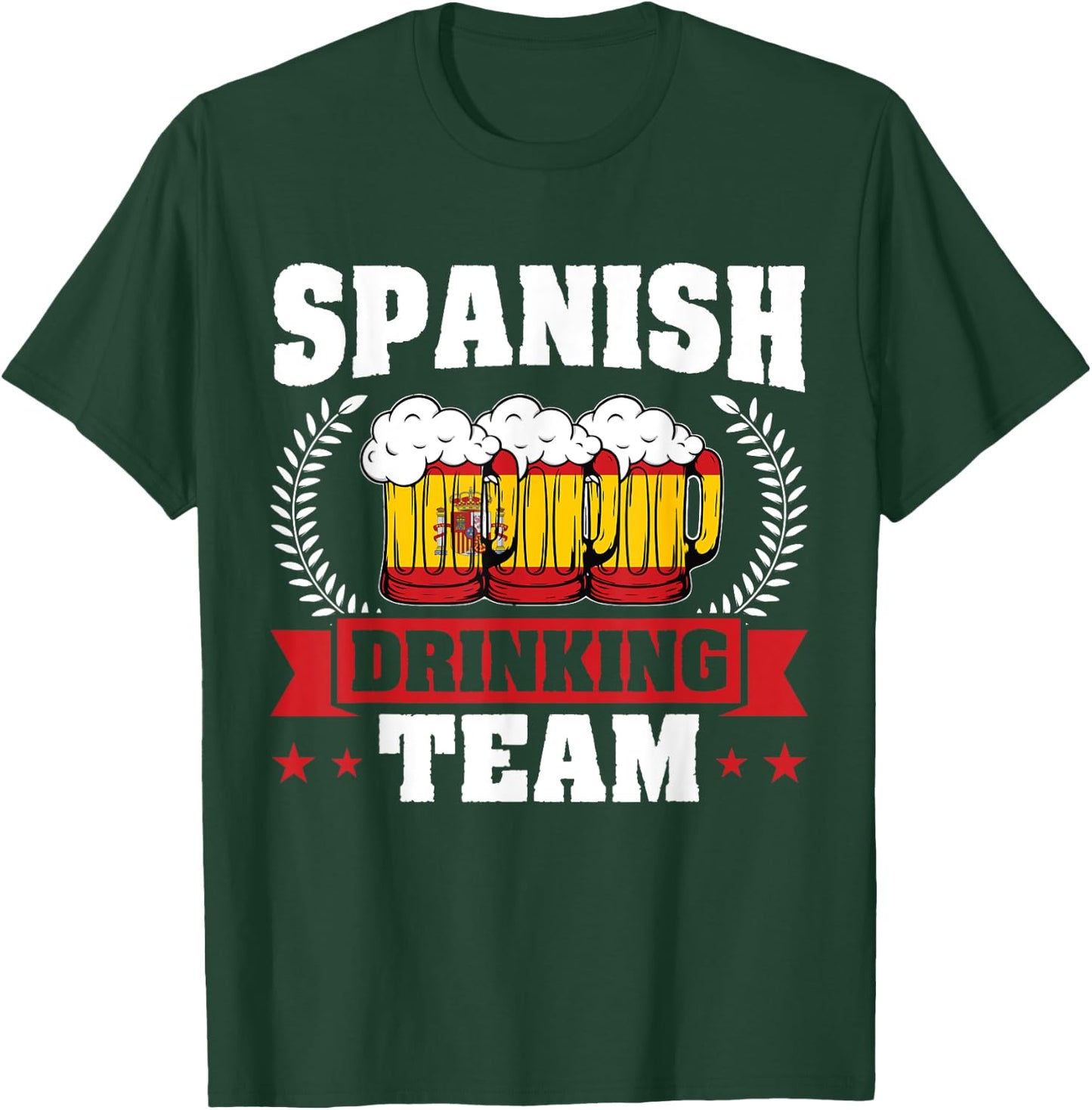 Spanish drinking team Spain T-Shirt - T-Shirt | Forest