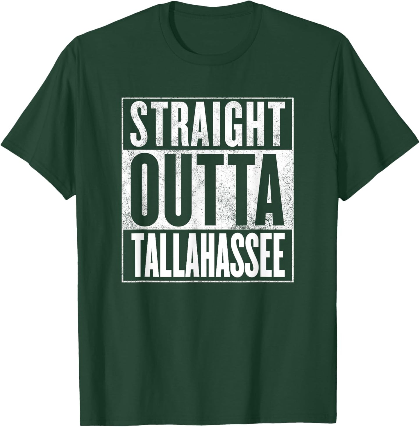 Tallahassee Apparel - Straight Outta Tallahassee T-Shirt - T-Shirt | Forest
