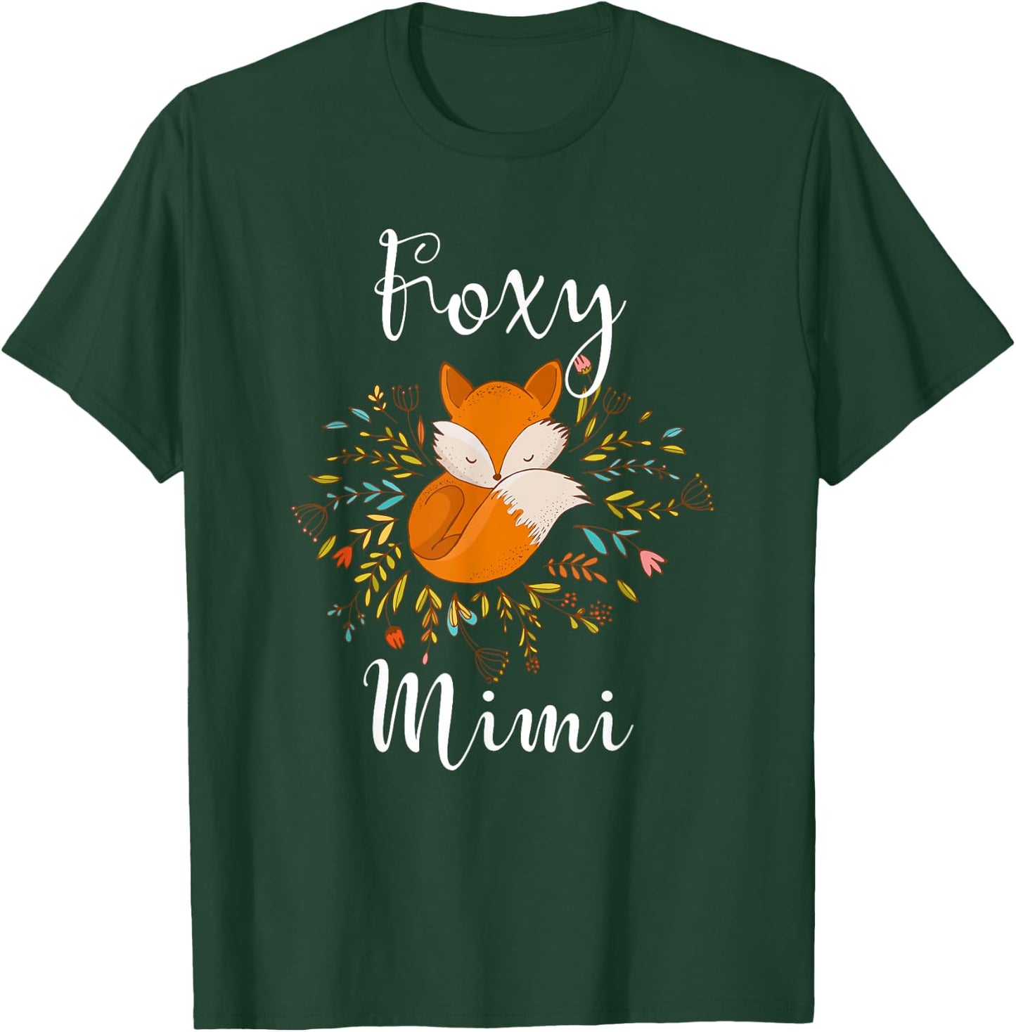 Foxy Mimi Grandmother Mother's Day Gift T-Shirt - T-Shirt | Forest