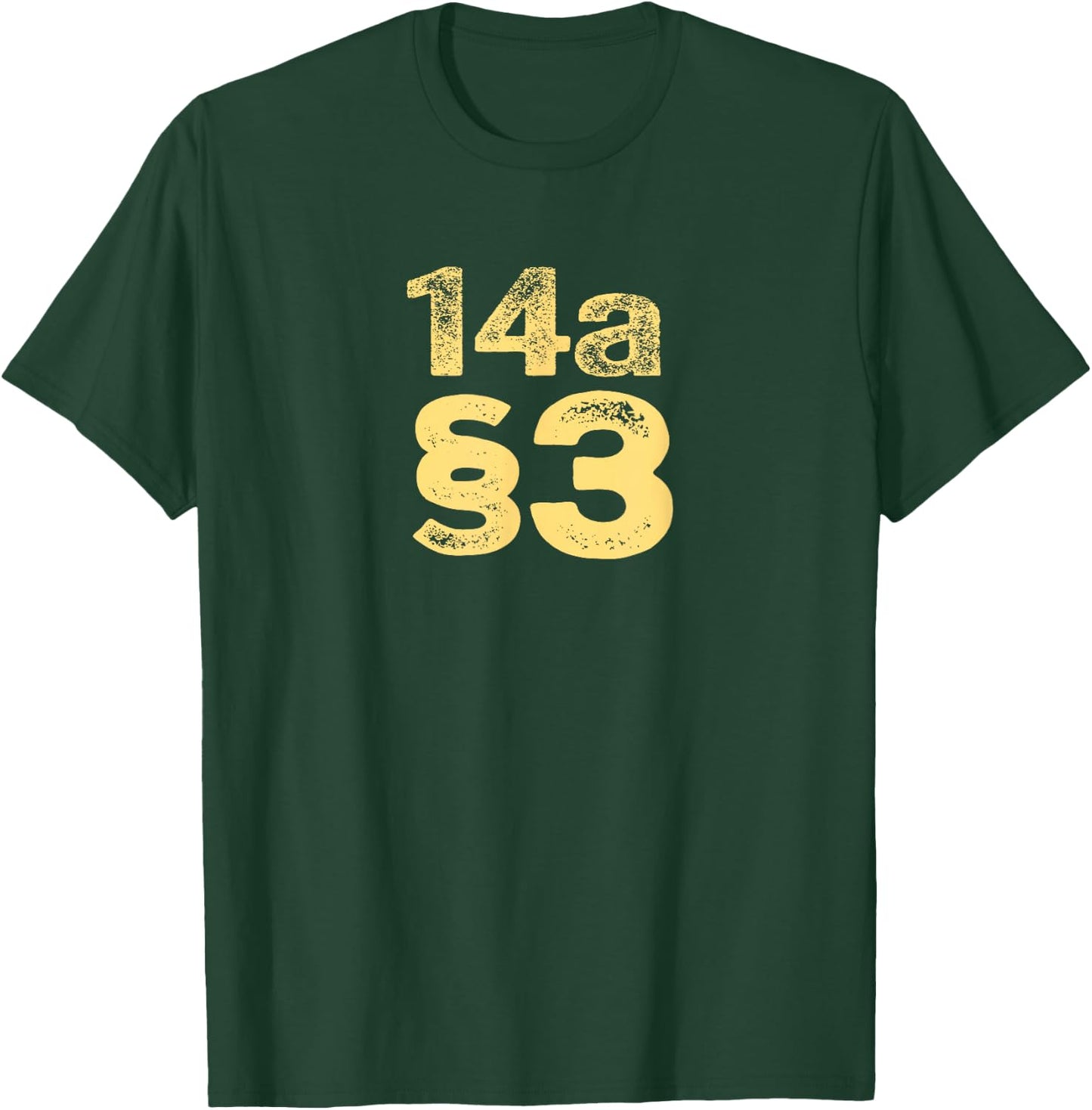 14th Amendment Section 3 of the Constitution 14a §3 Graphic T-Shirt - T-Shirt | Forest