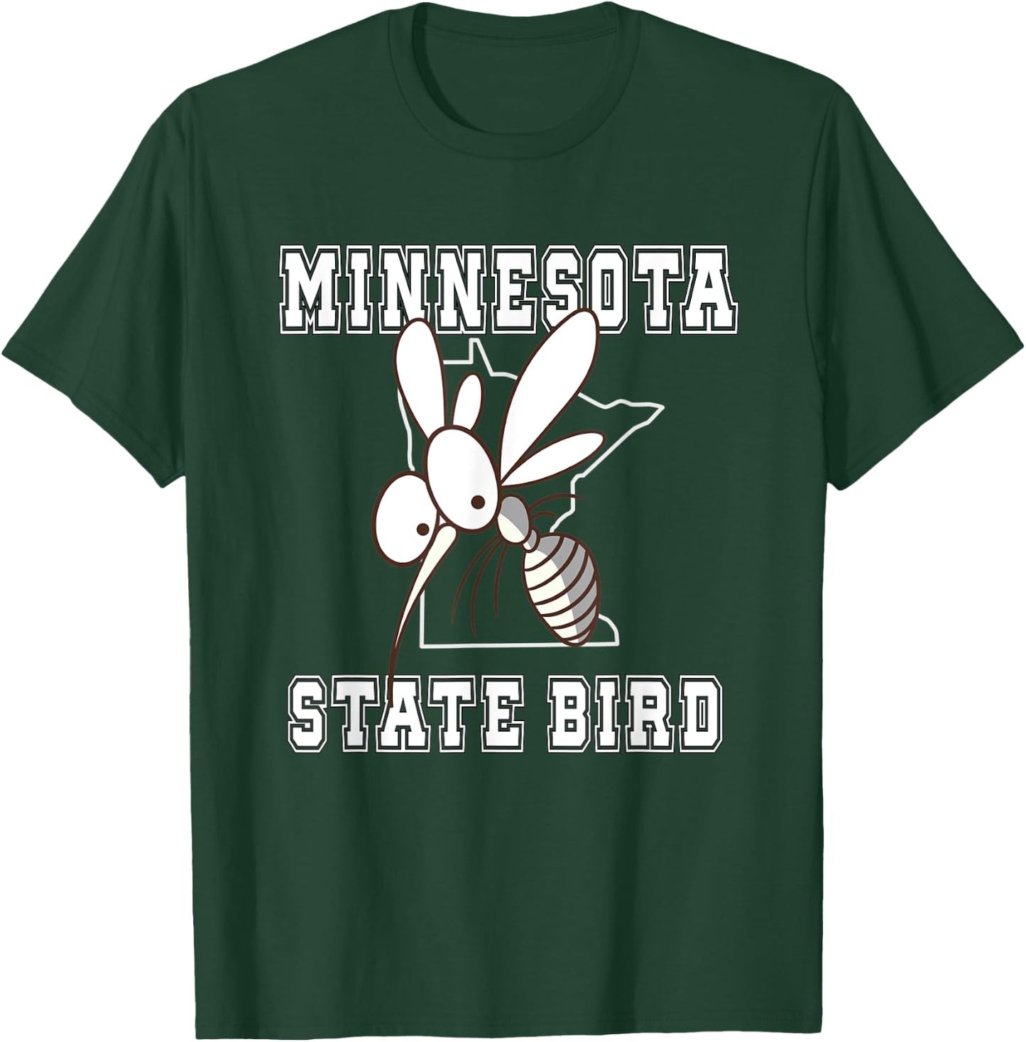 Minnesota State Bird Mosquitoes T-Shirt - T-Shirt | Forest
