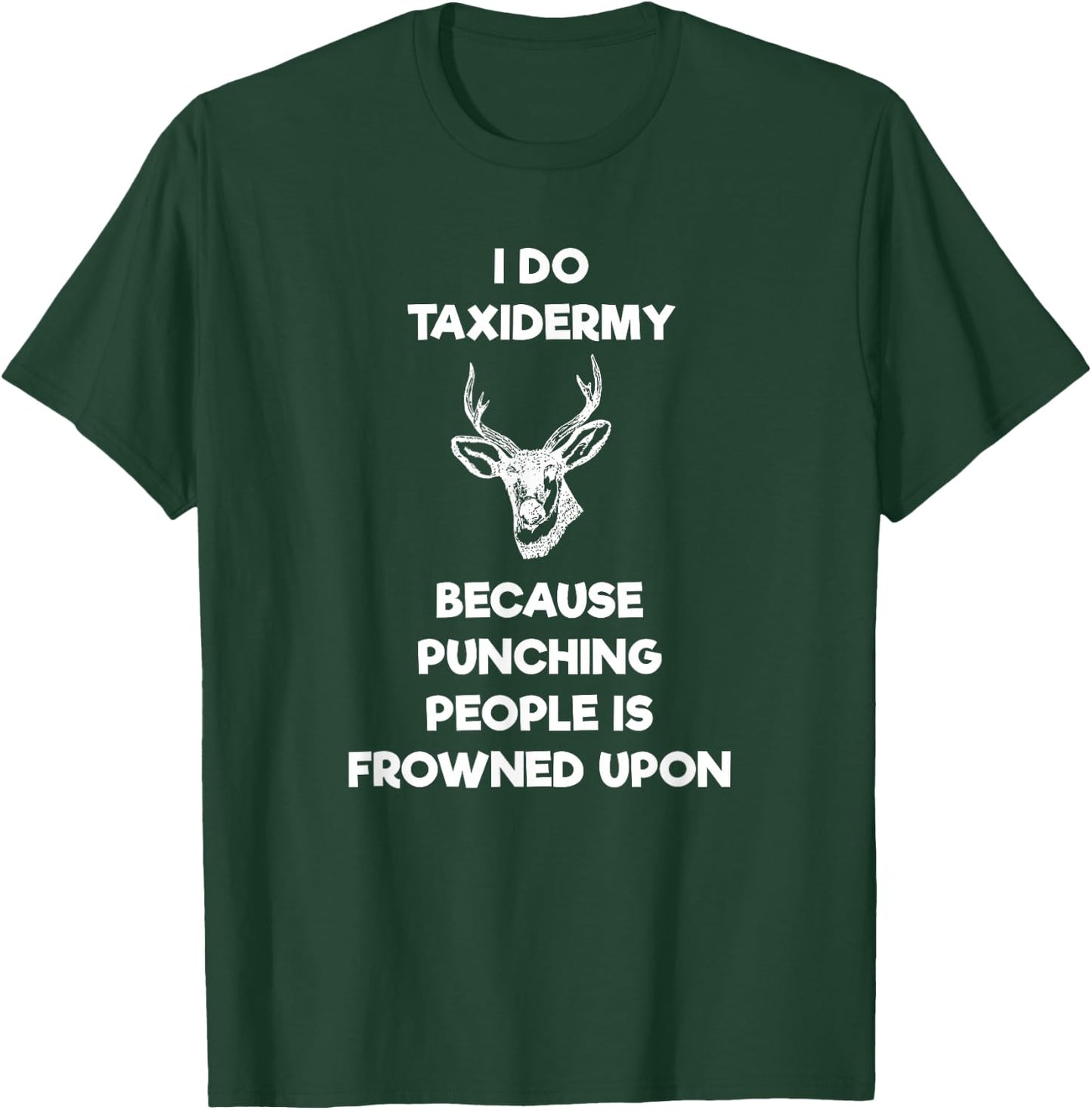 Taxidermist Gift - Funny Taxidermy Punch T-Shirt - T-Shirt | Forest