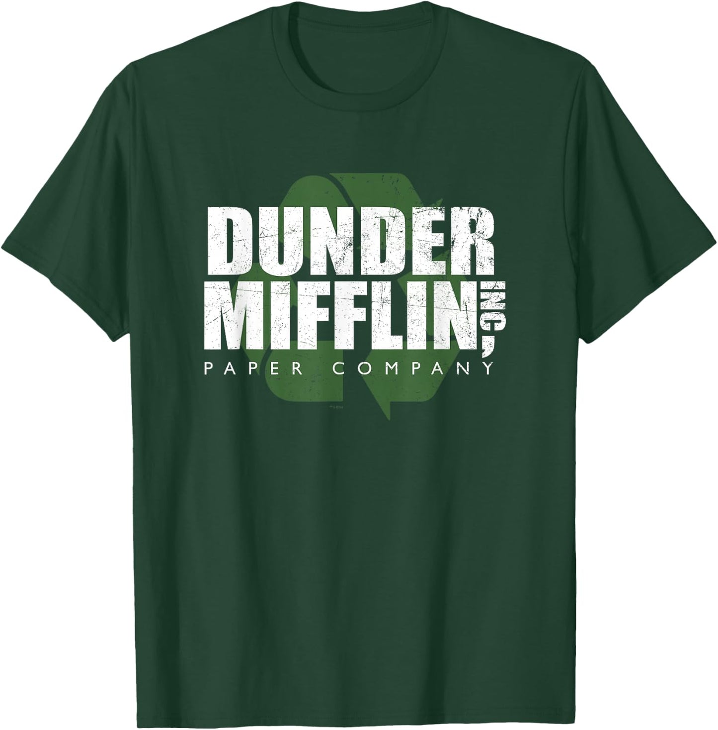 The Office Dunder Mifflin Recycle T-Shirt - T-Shirt | Forest