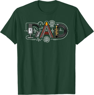 Ham Radio Dad Amateur Radio Father Father's Day Birthday T-Shirt - T-Shirt | Forest