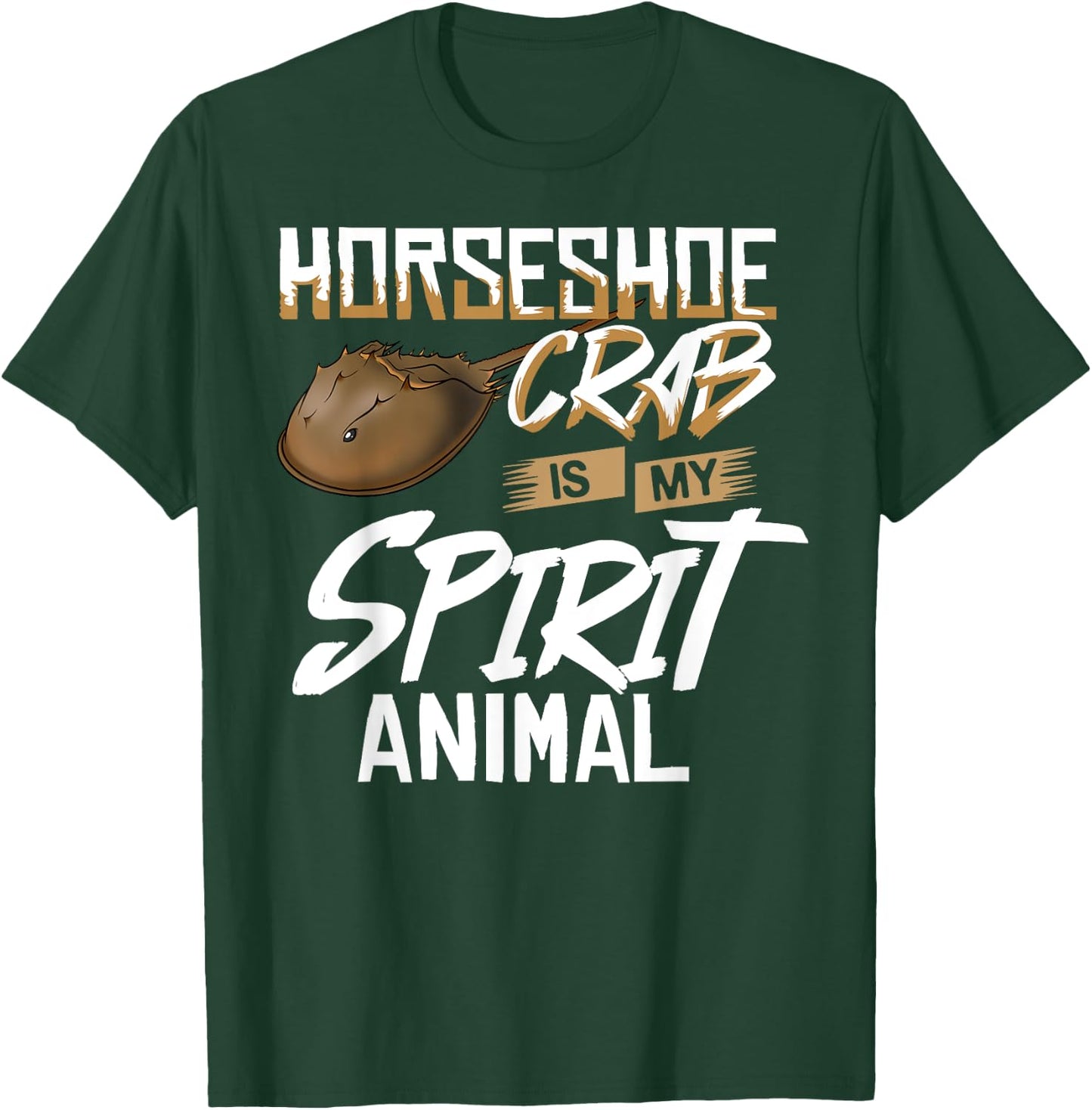 Horseshoe Crab Xiphosura Blood Eggs Fossil T-Shirt - T-Shirt | Forest