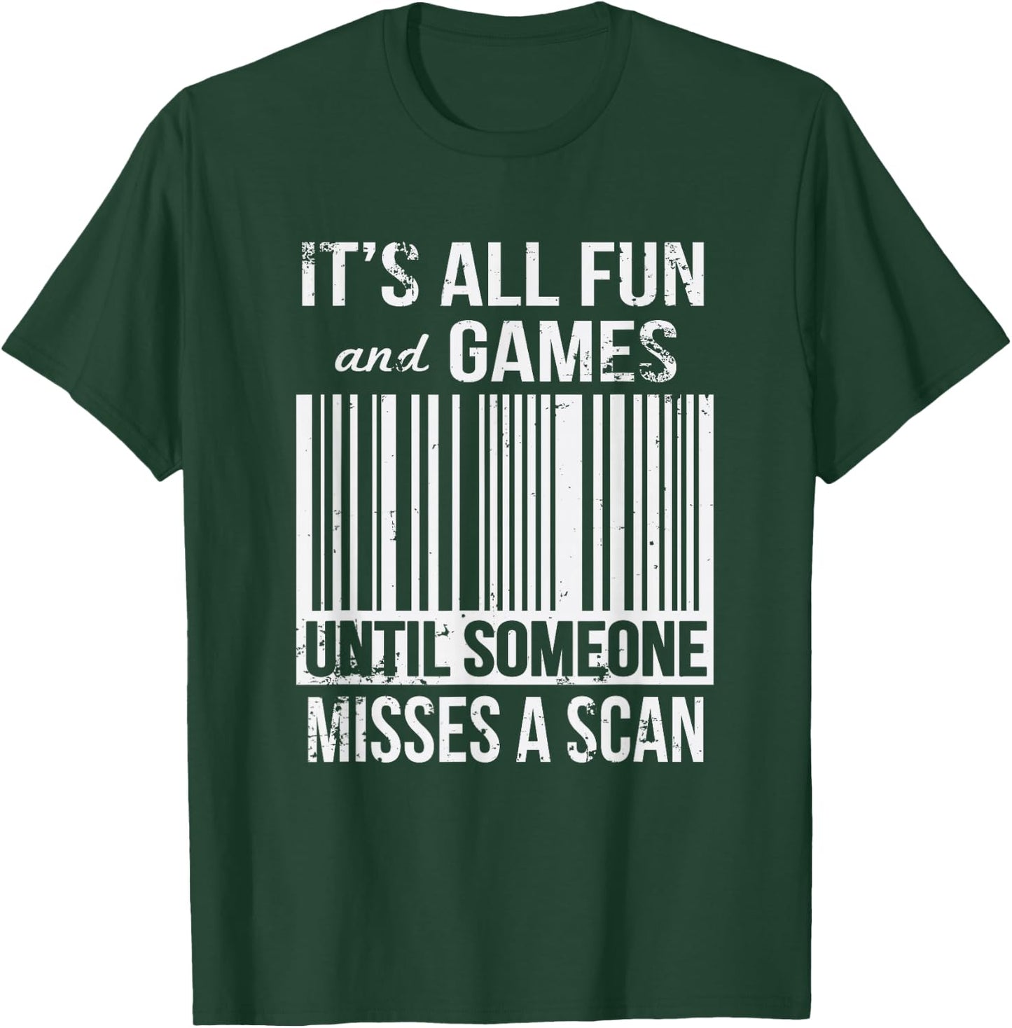 Funny Misses A Scan Postal Worker T-Shirt - T-Shirt | Forest