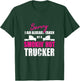 Trucker wife gift My husband is a truck driver T-Shirt - T-Shirt | Forest
